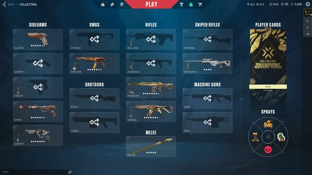 COMPTE VALORANT DIAMANT 3 avec 300 euros de skin me dm discord deeku